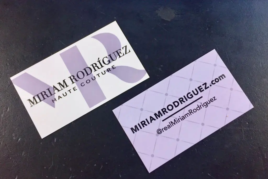 Miriam Rodriguez Business Cards
