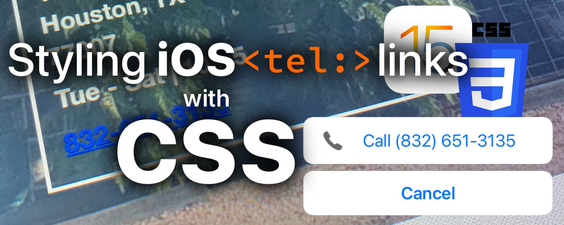 iOS CSS Phone Links Feature Image